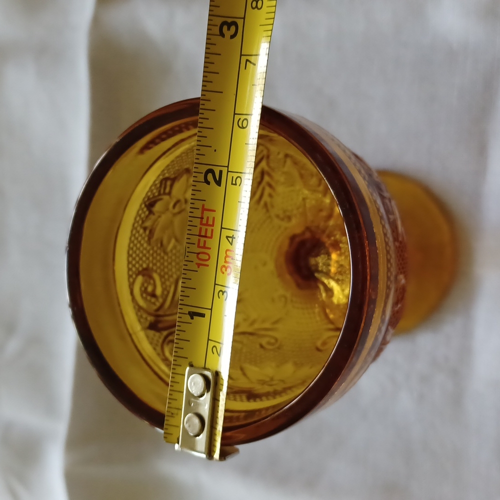 One Tiara vintage cordial amber glass - Picture 3 of 7